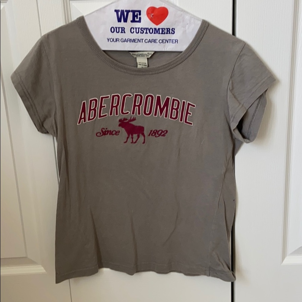 Vintage Gray Abercrombie T-shirt - Lg